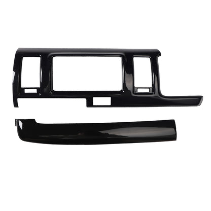 RHD 05-13 Toyota Hiace 200 Series Interior Modification Peach Wood Carbon Fiber Pattern Dashboard and Instrument Panel Trim