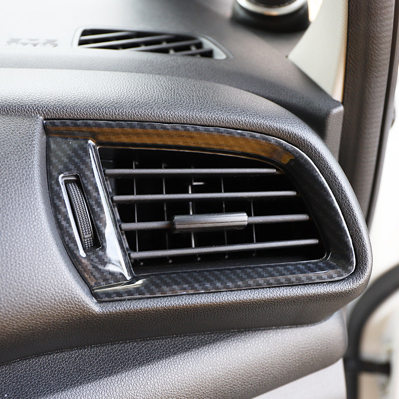 RHD 2014-2018 Honda Fit Carbon Fiber Steering Wheel, Center Console Vent, Interior Trim Kit