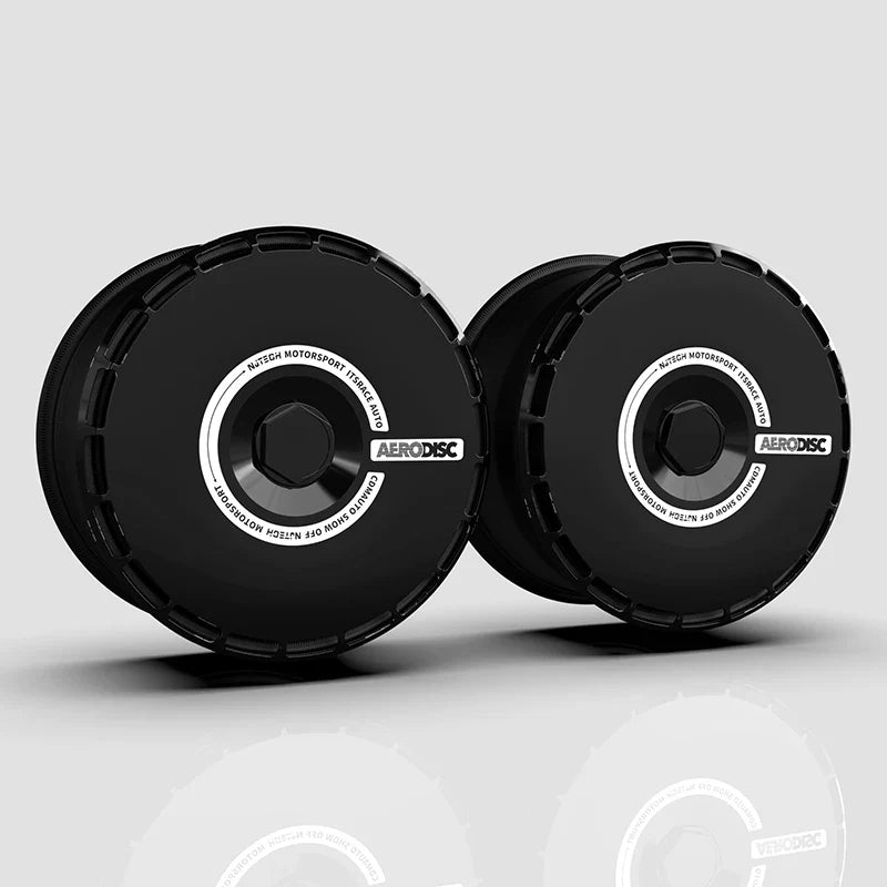 Full Wheel Covers Compatible with FANGCHENGBAO BAO 5, BAO 8 & TAI Series (18–21 in) – UV-Printed Full Wheel Cover – Two-Tone Black – Set of 4