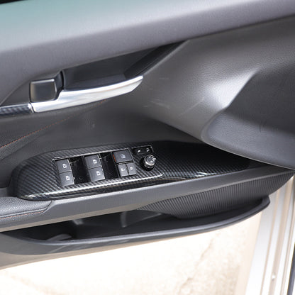 RHD 18-21 Toyota Camry Interior Modification Carbon Fiber Pattern Center Console Panel Passenger Side Decorative Trim