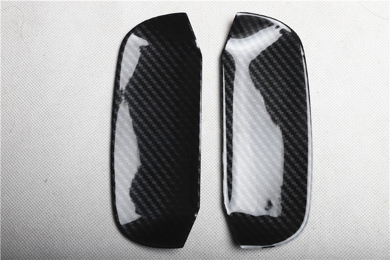 RHD 18-25 Jimny JB64 Interior Modification Carbon Fiber Pattern Rearview Mirror Cover Gear Shift Knob Trim