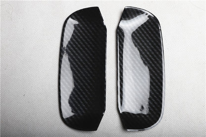 RHD 18-25 Jimny JB64 Interior Modification Carbon Fiber Pattern Rearview Mirror Cover Gear Shift Knob Trim