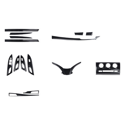 RHD 16-21 Toyota Vios Yaris Interior Modification Carbon Fiber Pattern Switch Panel Trim
