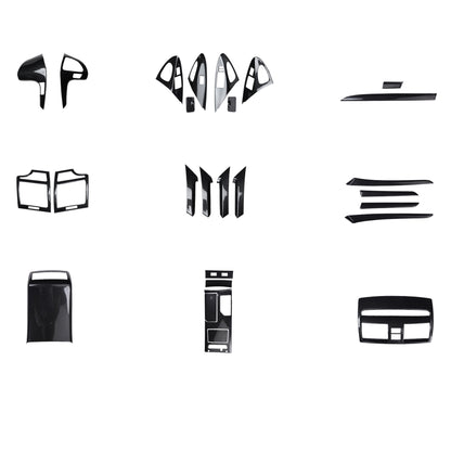 RHD 2006-2011 6th Generation Camry Interior Modification Peach Wood Carbon Fiber Pattern Air Vent Trim