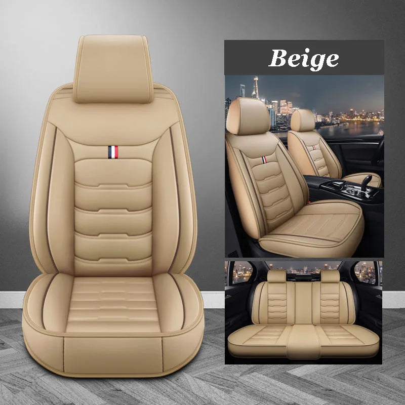 PU Leather Car Seat Covers Full Set Fit with BYD Car