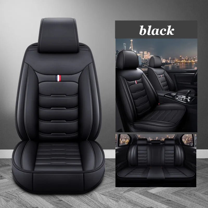 PU Leather Car Seat Covers Full Set Fit with BYD Car