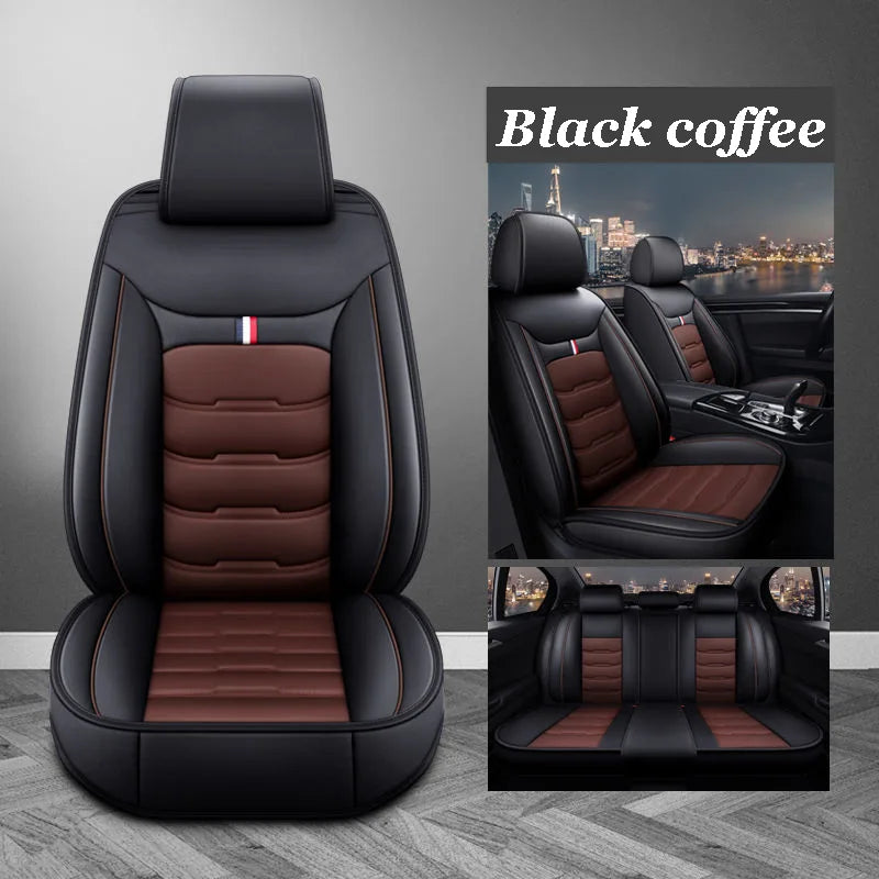 PU Leather Car Seat Covers Full Set Fit with BYD Car