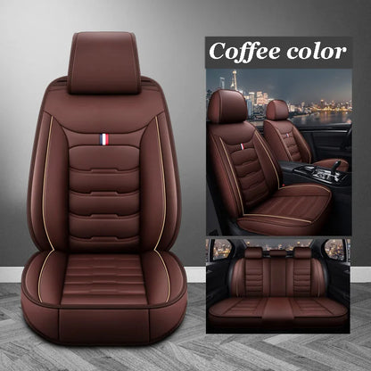 PU Leather Car Seat Covers Full Set Fit with BYD Car