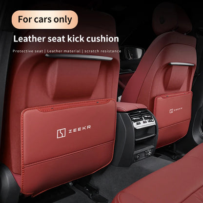 For ZEEKR X 001 007 009 2022 2023 2024 Car Seat Back Storage Rear Anti-Wear Backrest Anti-kick Pad Auto Accessories.
