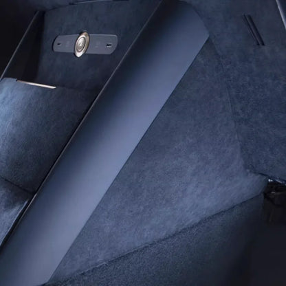 Zeekr X 2023 2024 Front Center Console Sides Alcantara Suede Protective Cover Stickers Interior Decorative Accessories.
