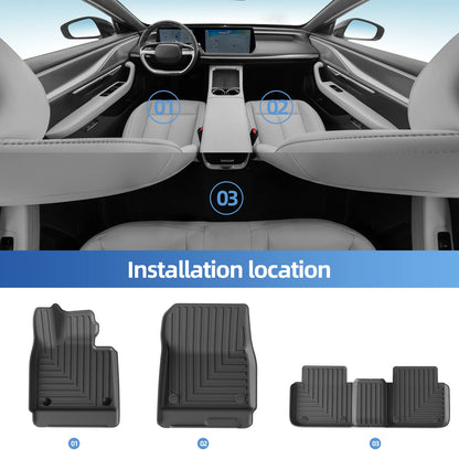 Xpeng P7/P7i 2022 2023 2024 Car Floor Mats Cargo Liner Trunk Pad