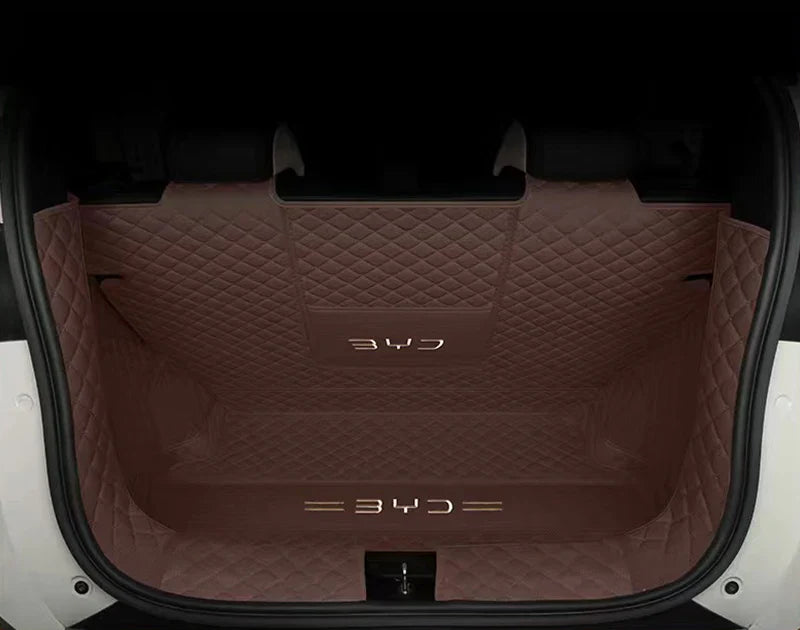 Full Coverage Leather Trunk Mat For BYD Dolphin Mini