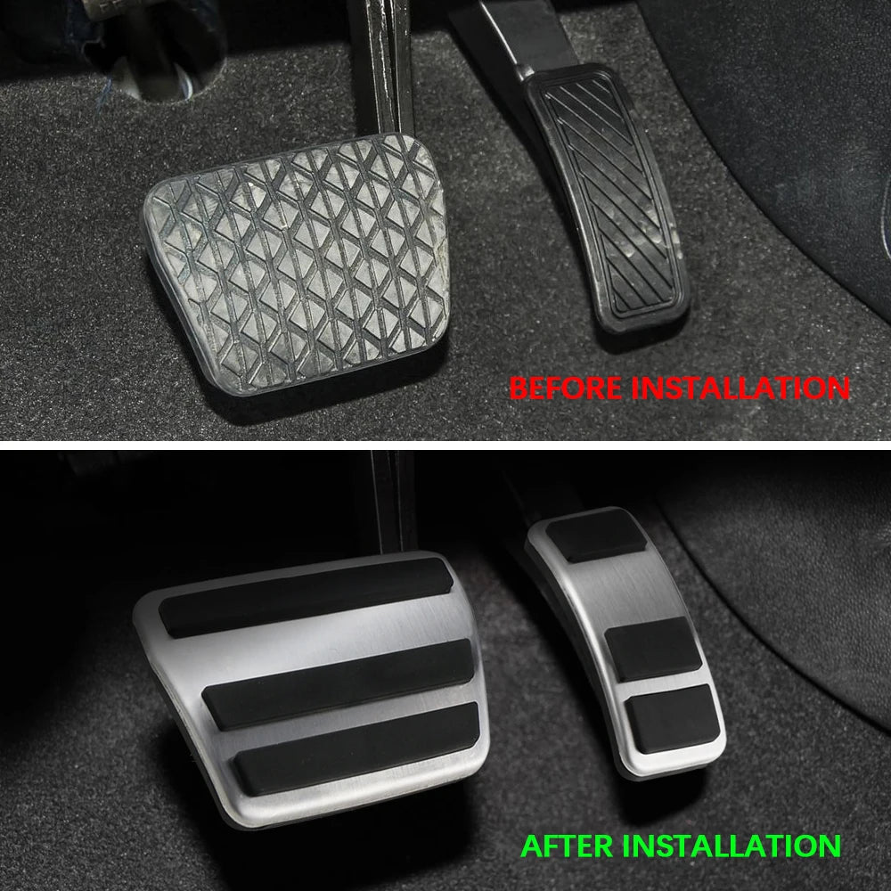 Auto Pedal Covers for Ford Ecosport 2012-2023 Fiesta MK8 2013-2023 Puma 2019-2023 AT MT Gas Brake Clutch Pedal Covers Acc.