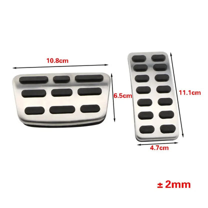 Car Pedals for Hyundai Ix25 Creta Accent Verna Solaris for Kia Rio Soul K2 KX3 Gas Accelerator Brake Clutch Footrest Pedal Cover