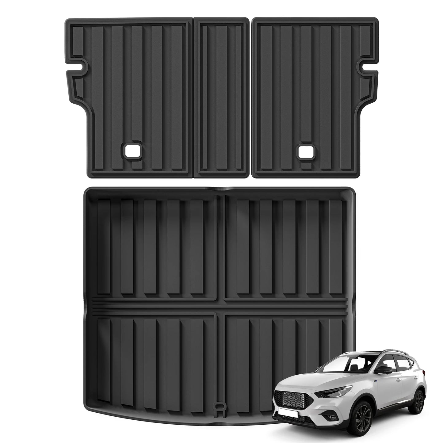 RHD MG ZS EV 2023 2024 2025 TPE 3D Car Floor Mats Cargo Liner