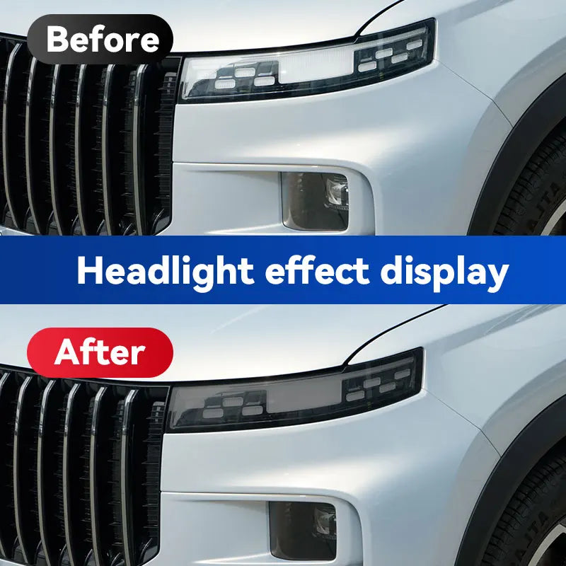 CHERY JAECOO J7 2023 2024 Car Headlight Black TPU Protective Cover Film