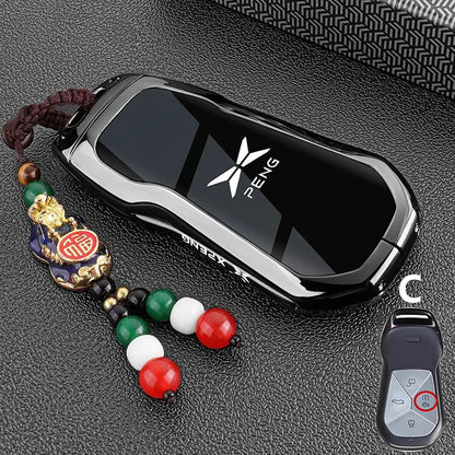 Car Key Case Keychain Fob Cover for Xpeng