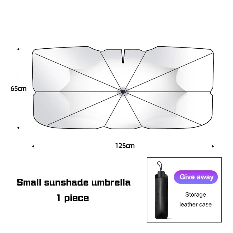 Zeekr 001 007 009 X 7X FR MIX M-Vision Car Umbrella Windshield Sunshade