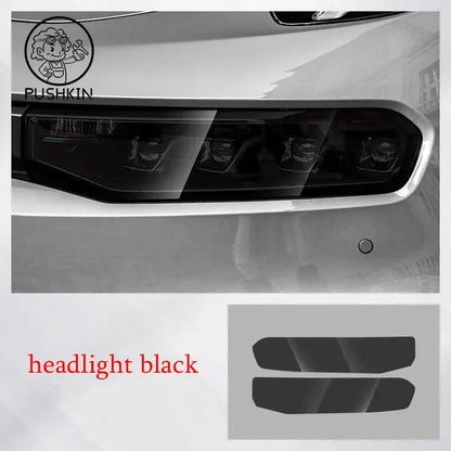 For Zeekr Krypton 001 2022 2023 TPU Blackened Headlight Taillight Foglight Protective Film Car Modification Color Changing Film.