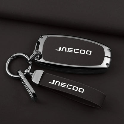 For Omoda JAECOO J7 2025 2024 Car Remote Control Key Case Cover Zinc Alloy Leather Protector Auto Keychain Accessories