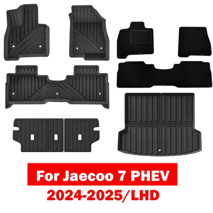 Car Floor Mats Trunk Mat For Chery Jaecoo J7