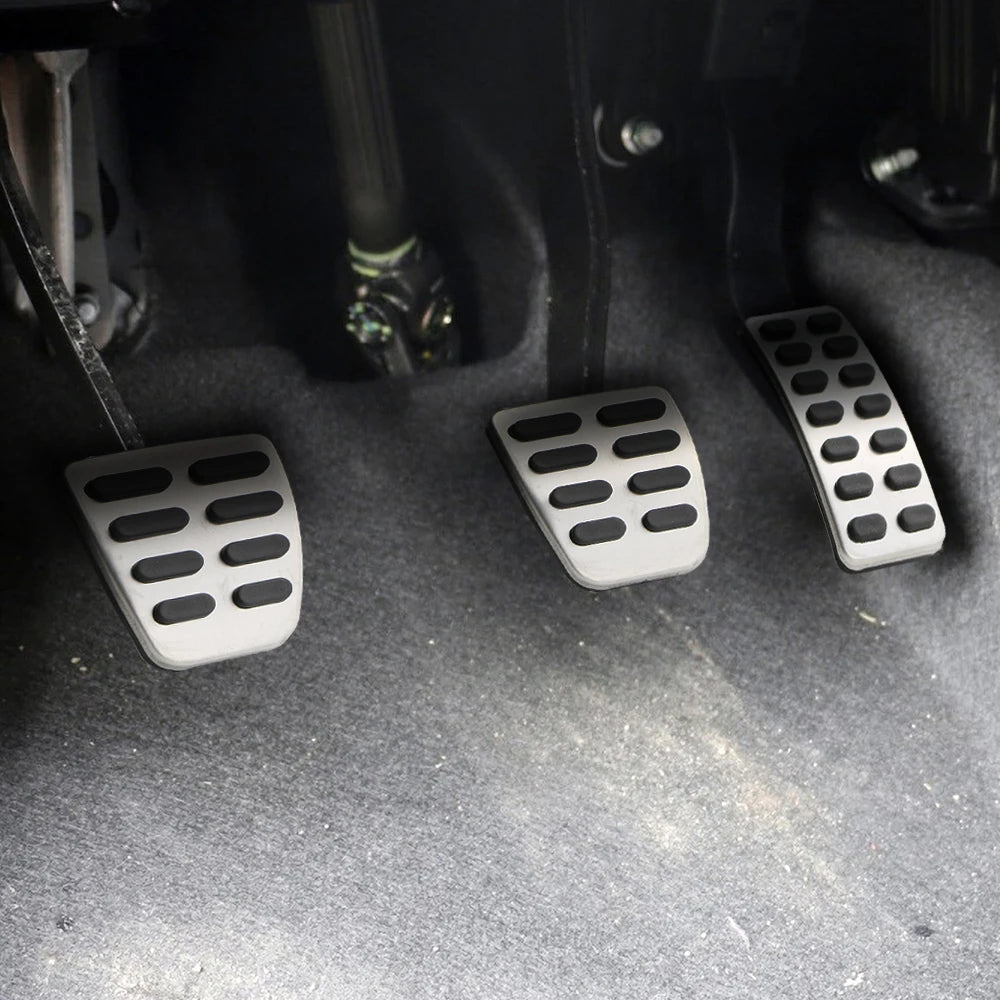 Car Pedal Covers for Hyundai Accent Solaris I20 2011-2016 Creta Ix25 Kia K2 Rio Soul MT AT Stainless Steel Auto Accessories