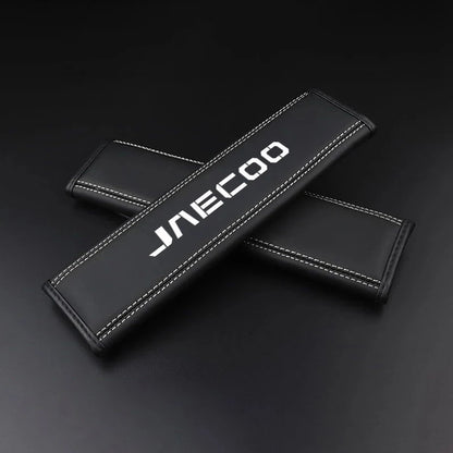 2Pcs Leather Car Seat Belt Protection Shoulder Pad Covers For Chery Jaecoo J7 J8