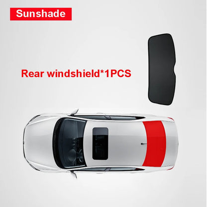 For ZEEKR 009 2022-2024 Car Sunshade Customized Sun Shade Side Window Sun Visor Heat Insulation Mesh Curtains Protection Cover.