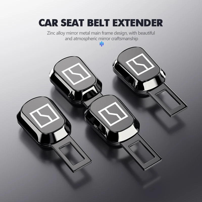 Car Seat Belt Extension Plug Buckle Clip Adjustable Extender For Zeekr 001 009 X