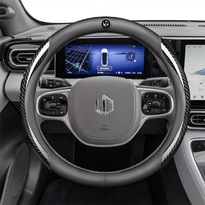 Leather Car Steering Wheel Cover For LEAPMOTOR C11 C10 T03 C16