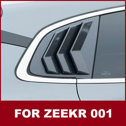 For Zeekr 001 2024 2023 2022 Car Rear Triangular Blinds Modified Window Air Outlet Body Exterior Interior Accessories.