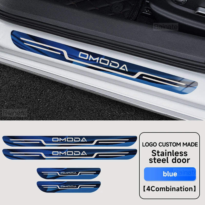 Sticker Door Sill Scuff Plate Guard For Chery Omoda C5 5 E5