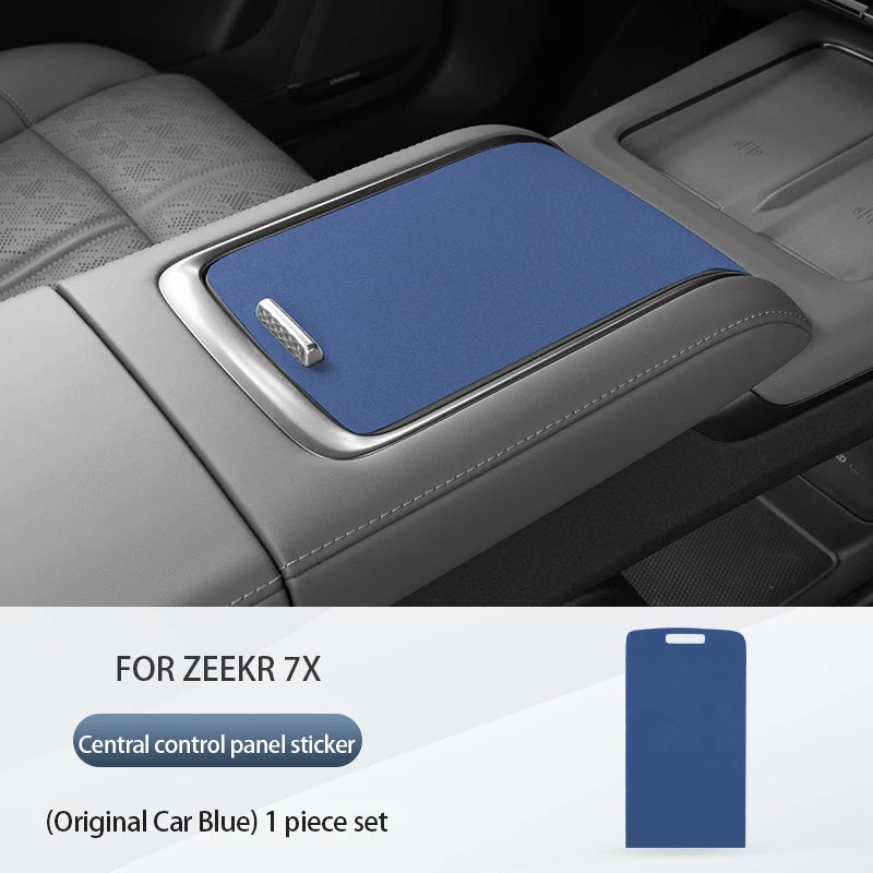 Zeekr 7X 2024 2025 Suede center console protective sticker