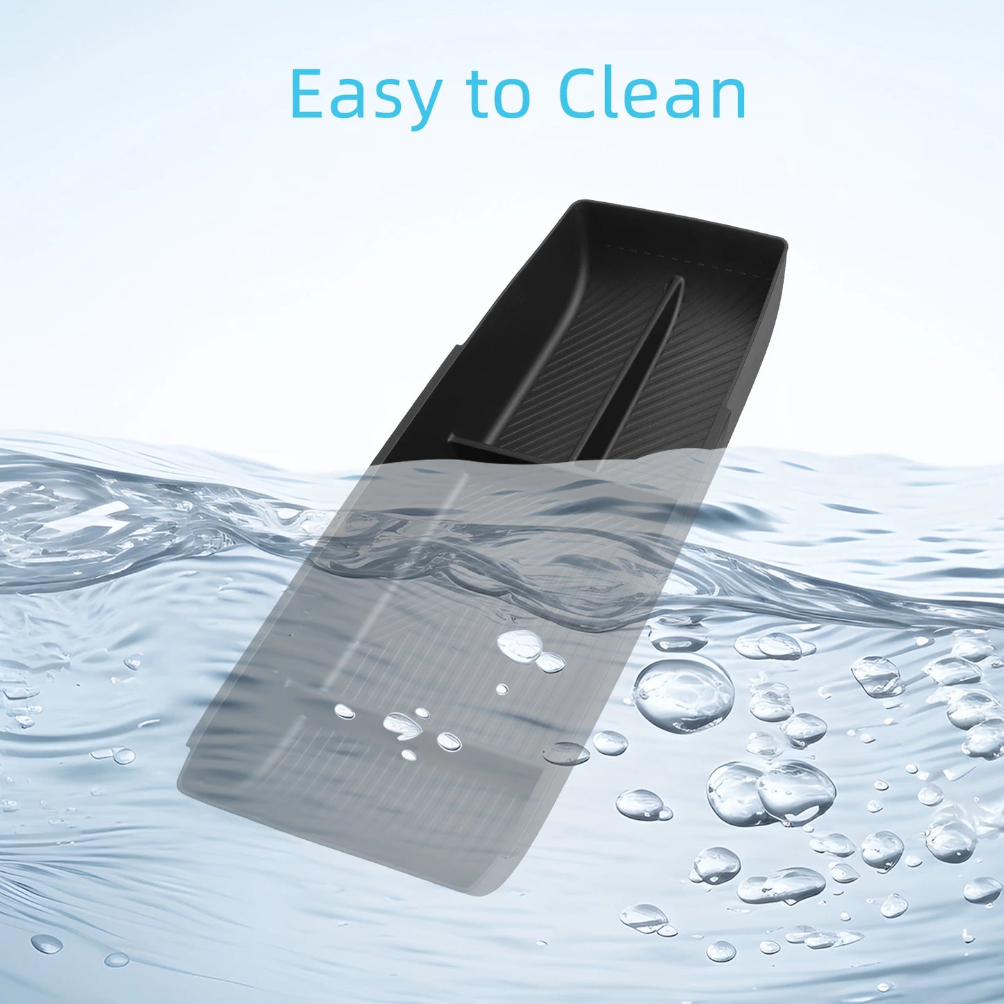 for MG 4 MG4 2025 2026 Center Console Lower Storage Box TPE Car Central Tray Organizer Accessories Stowing Tidying Black