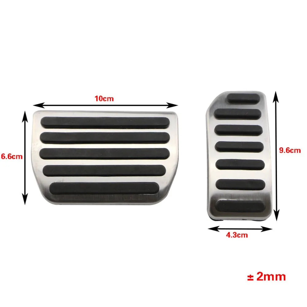 Stainless Steel Foot Pedal Cover for Volvo S60 V60 XC60 S80 S 60 2009 - 2018 AT MT Gas Brake Car Pedals Accessories