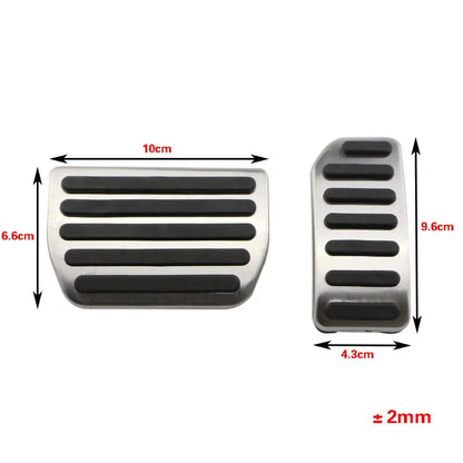 Stainless Steel Foot Pedal Cover for Volvo S60 V60 XC60 S80 S 60 2009 - 2018 AT MT Gas Brake Car Pedals Accessories