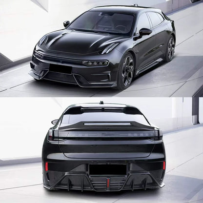 Carbon fiber Body Kit for ZEEKR 001 21-24 modified Front shovel rear lip Side skirt Tail wing Spoiler Vent Wind Knife surround.