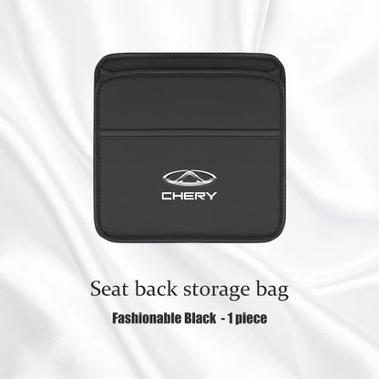 For Chery Jaecoo J7 J8 J5 6 Leather Car Seat Storage Bag Hanging Organizer Box Chery Tiggo 5 3 7 8 PRO 5X Arrizo A3 Accessories