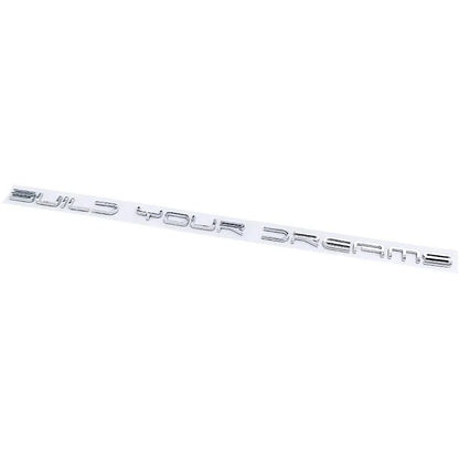 BYD Logo Car Front Rear Bumper Emblem Badge Sticker