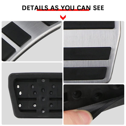 Auto Pedal Covers for Ford Ecosport 2012-2023 Fiesta MK8 2013-2023 Puma 2019-2023 AT MT Gas Brake Clutch Pedal Covers Acc.