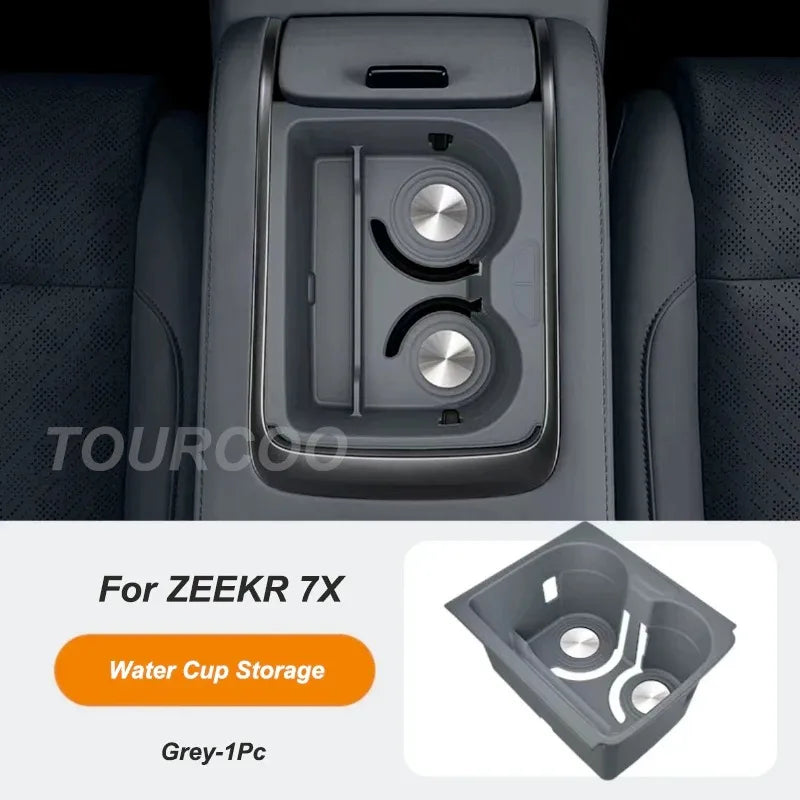 Zeekr 7X Silicone Center Console Water Cup Frame Cover
