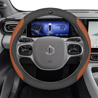 Leather Car Steering Wheel Cover For LEAPMOTOR C11 C10 T03 C16