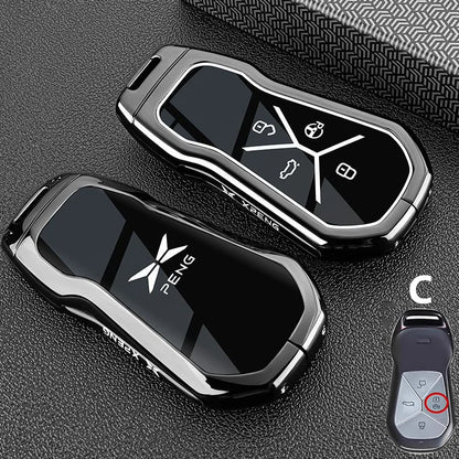 Car Key Case Keychain Fob Cover for Xpeng