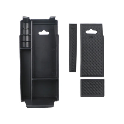 Car Armrest Storage Box Tray for Mercedes-Benz A Class W177 GLB Class W247 Plate Container Organize Interior Accessories