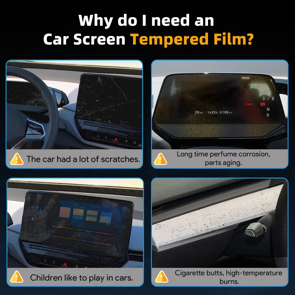 14.8 Inch Car GPS Navigation Instrument Screen For Chery Jaecoo J7 2023-2025 Tempered Glass Scratch-Resistant Protector Film