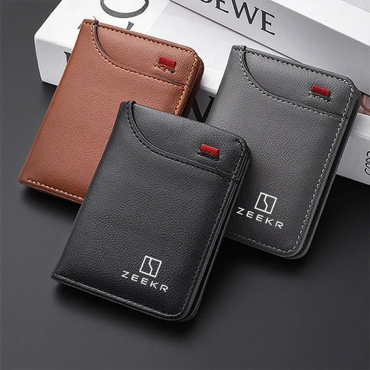 Car Wallet ID Credit Card Leather Storage For ZEEKR 001 X 009 007 7X