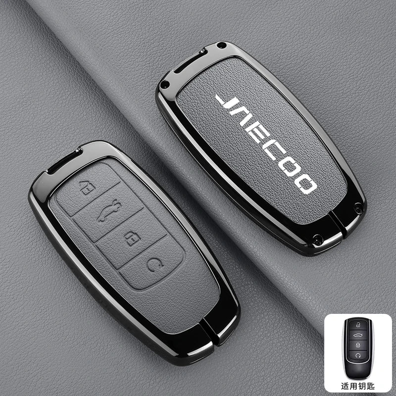 Zinc Alloy Car Key Case Cover For Chery Jaecoo J6 J7 J8 Phev