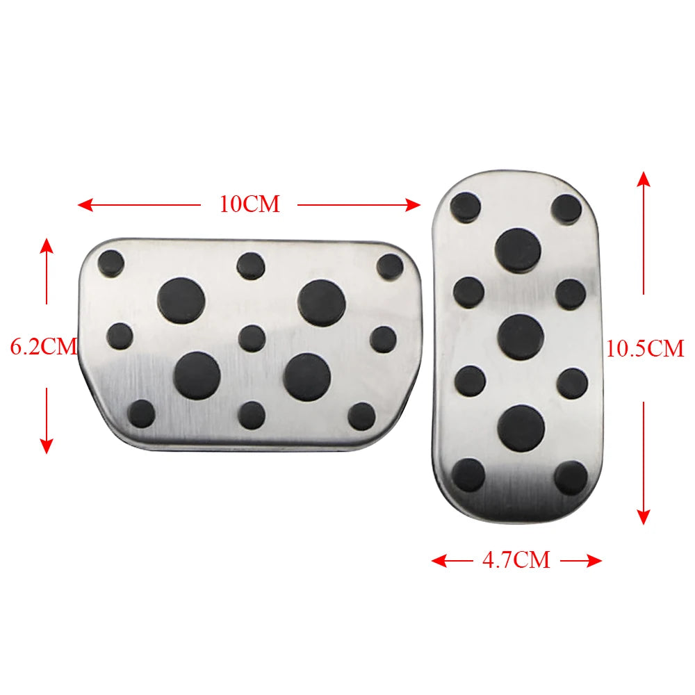 Anti-Slip AT Pad Fuel Gas Brake Footrest Pedal Cover for Toyota C-HR CHR 2016 - 2022 Corolla 2019 Fortuner Hilux Revo 2015-2022
