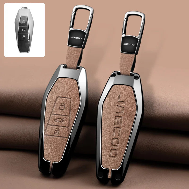 Remote Control Key Case Cover Holder Chain For Chery