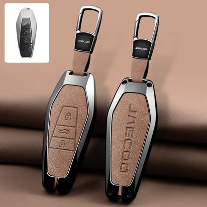 Remote Control Key Case Cover Holder Chain For Chery